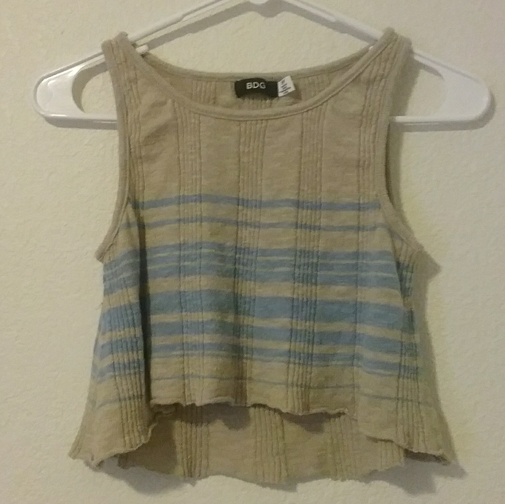 Loose Knit Sweater Crop Top